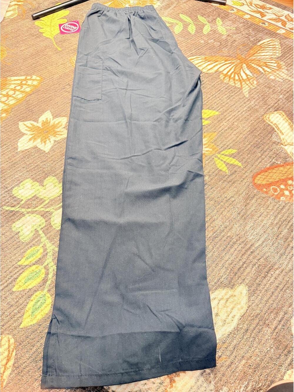 Divine Curves Scrub Set NWT 2X Black Medical Uniform Top & Pants Plus Size - Picture 6 of 9